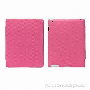 Ultra-thin PC Cases with Smart Covers for iPad 3G, Available in Pink Color, Fashionable Concept